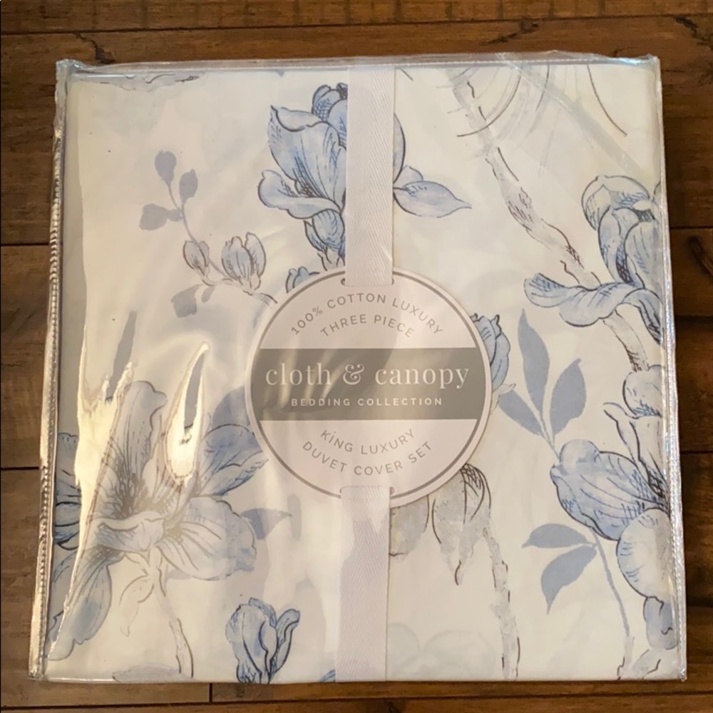Cloth & canopy Tamara floral king duvet cover set
